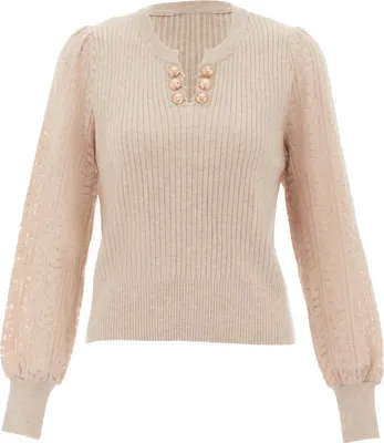 Produktbild von MALUBA Damen Strickpulli - Beige, XS/S