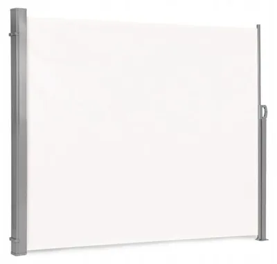 Image de Store latéral de terrasse LUARO, pare-vue enroulable, 180 x 400 cm, beige