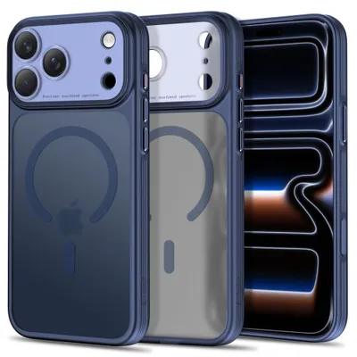 Immagine prodotto di Custodia Tech-Protect MagPrime MagSafe CC per Apple iPhone 17 Pro / 18 Pro, colore blu opaco