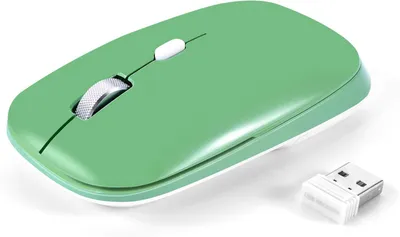 Produktbild von Leises Klicken mit Bluetooth 4.0 Funkmaus, 800/1200/1600 DPI Sensor, Ergonomische Leiser Laptop Maus für Laptop, PC, Mac, Android, Tablet