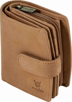 Produktbild von MATADOR | VALENCIA | Damen Leder Luxus Portemonnaie Hunter Braun