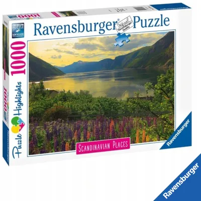 Produktbild von Ravensburger Puzzle 1000 Teile Skandinavien Landschaft