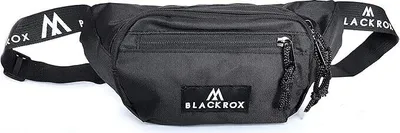 Produktbild von BLACKROX Gürteltasche Bauchtasche Uni Hüfttasche, Geldgürtel, Sport & Fitness Damen & Herren, Wasserdicht Sporttasche, Outdoor, Laufgürtel, schwarz