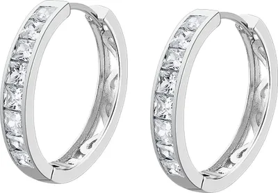 Image de Lotus Silver Créoles Argent 925 Boucles d'oreilles Femme JLP1936-4-2