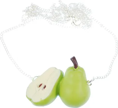 Produktbild von Miniblings Birnenpaar Birne Frucht Halskette 80cm Obst Birnenkette Brinbaum