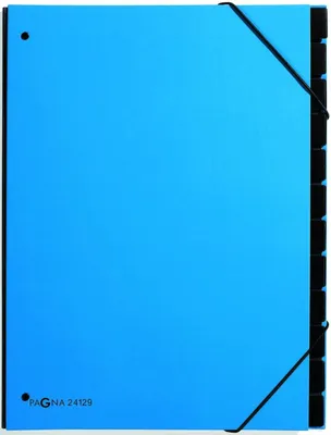 Produktbild von Pagna Pultordner neutral 12 Fächer hellblau