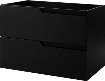 Immagine prodotto di Mobile lavabo sospeso per bagno, nero, 80 x 57 x 46 cm