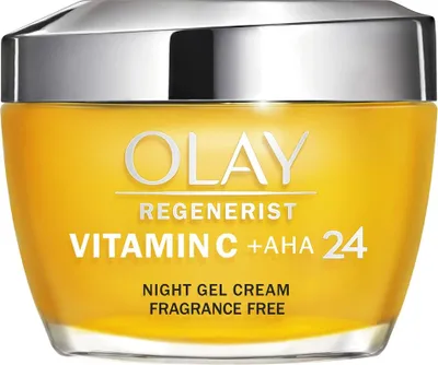 Image de Olay - Vitamine C + AHA24 - Crème de nuit - Rénovatrice et éclaircissante - 50 ml - 1 pièce