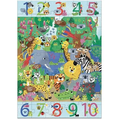Image de DJECO Puzzle de la jungle 54 pièces