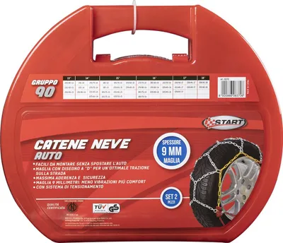 Immagine prodotto di Set START composto da due catene da neve spessore 9 mm gruppo 90