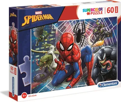 Image de Clementoni Legpuzzel Super Color Maxi Spiderman, 60st.