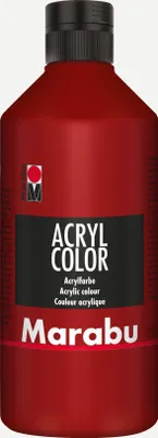 Produktbild von Marabu Acrylfarbe Acryl Color, 500 ml, rubinrot 038