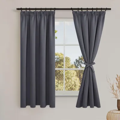 Immagine prodotto di Tende oscuranti con passamaneria a pieghe - Pannelli termici per tende, ideali per soggiorni e camere da letto