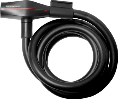 Produktbild von Trelock Spiralkabelschloss 180cm Ø 15 mm SK 415/180, mit Halter ZK 234, schwarz
