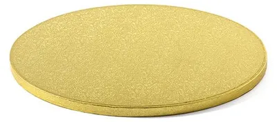 Runde Tortenplatte, Gold, Aluminium, 28 x 1,2 cm