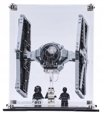 Zdjęcie produktu dla Czarna witryna do zestawu LEGO® Star Wars 75300 – Myśliwiec Imperialny TIE