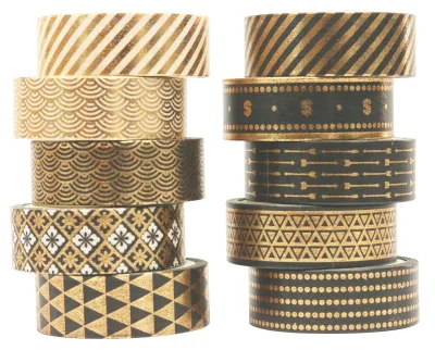 Obrázok produktu pre Sada 10 roliek washi pásky s dekoratívnymi vzormi
