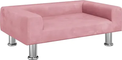 Obrázek produktu pro vidaXL Pelíšek pro psy růžový 70x45x26,5 cm Velvet