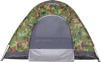 Immagine prodotto di Tenda da campeggio 2 persone con zanzariera 1 camera telaio in vetroresina ventilatore