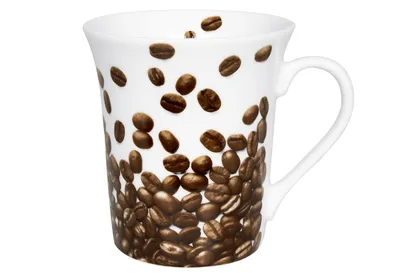 Obrázok produktu pre Könitz Hrnček na zrnkovú kávu, šálka, hrnček na kávu, porcelán, farebný, 410 ml, 11 1 100 2713
