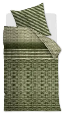 Produktbild von Beddinghouse Bettwäsche Yori_Green_DE_UV_155x220 155 x 220 cm + 1x 80 x 80 cm 1 Bettbezug, 1 Kissenbezug