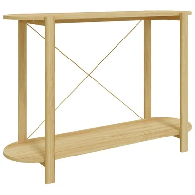 Image de vidaXL Table console 110x38x75 cm bois composite