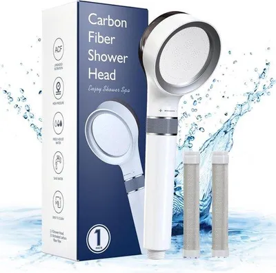 Produktbild von Wassersparender Duschkop mit Kalkfilter und verbesserter Wasserdruck