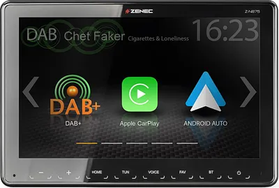Produktbild von ZENEC Z-N875 1-DIN Moniceiver Android Auto Apple CarPlay Bluetooth Digitalradio