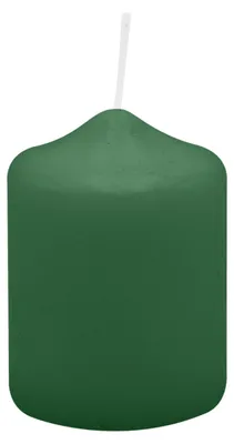 Produktbild von Spitzkopf Stumpen Kerzen Fairway Grün 8 x Ø 6 cm, 12 Stück