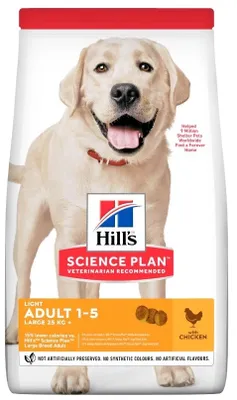 Obrázek produktu pro HILL'S Science Plan Canine Adult Light Large Breed Chicken - suché krmivo pro psy - 14 kg