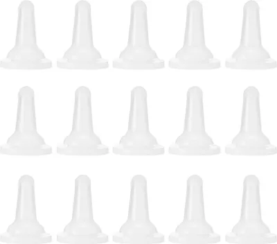 Immagine prodotto di Tettarelle per biberon 15 pezzi, tettarelle in silicone per gatti e cani, morbide e sicure, tettarelle a siringa per biberon per animali domestici, accessori per l'alimentazione