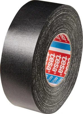 Image de tesa 04651-00014-00 Ruban en tissu tesa 4651 Premium, 50 mm x 25 m, noir