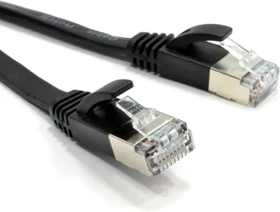 Produktbild von LAN-Kabel CAT6A S/STP geschirmt, 5 m, flach, Ethernet RJ45, für die Netzwerkverbindung