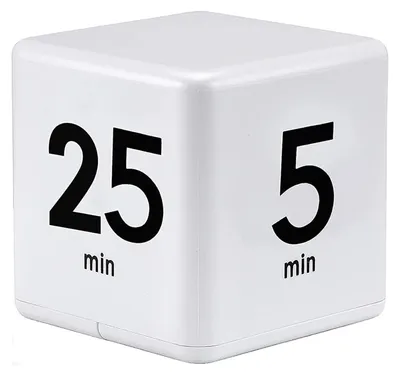 Productafbeelding van Digitale Timer Cube voor tijdbeheer, geluidloos en met schwerkraftsensor