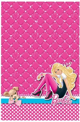 Produktbild von Barbie Tischdecke