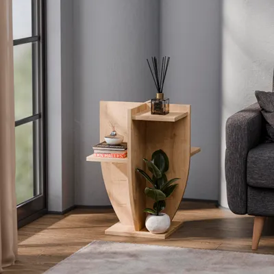 Produktbild von Decorotika Ceki Pflanzenständer Saphir-Eiche