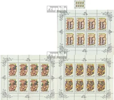 Produktbild von Briefmarken Sowjetunion 1986 Mi 5603v Klb-5607v Klb Kleinbogen (kompl.Ausg.) postfrisch Giftpilze