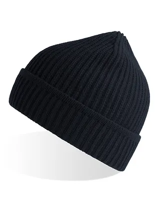 Produktbild von Atlantis MAPB | Maple Beanie Recyceltes Polyester Wintermütze - Farbe: Navy - Größe: One Size