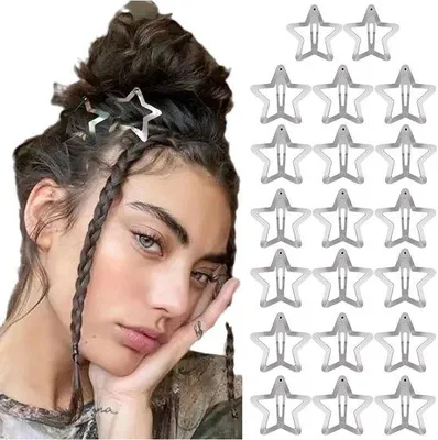 Produktbild von Haarclips für Frauen, Haarclip für feines Haar, 4 Stück, für dünnes Haar