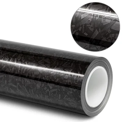 Productafbeelding van 30 x 100 cm, koolstofvezel folie, zelfklevende vinylfolie zonder luchtbellen, autobelettering voor doe-het-zelf decoratie, geschikt voor auto, motor, fiets en als lakbeschermfolie