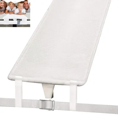 Produktbild von Liebesbrücke mit Gurt – Matratzenkeil gegen Besucherritze, 180×30 cm Matratzenschoner mit Metallverschluss