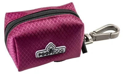 Obrázek produktu pro Dávkovač sáčků na psí exkrementy Poopidog nylonový - fialový