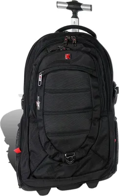 Immagine prodotto di Travel N Meet 2 in 1 trolley zaino poliestere signore uomini borsa da viaggio nero 35x34x50 D2ORD4206S
