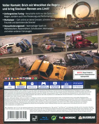 Obrázek produktu pro THQ Wreckfest, PS4, PlayStation 4, Režim multiplayer, Náctiletí