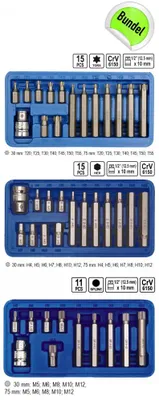 Produktbild von Bitsatz Hex Vielzahn Torx 41 Tlg.