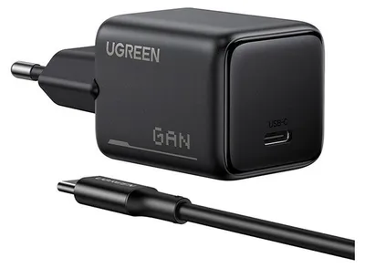 Produktbild von UGREEN X517 25W USB-C GaN Wandladegerät + 1m Kabel