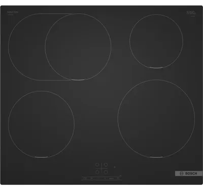 Produktbild von Bosch PIF61ABB5E, Schwarz, Integriert, 60 cm, Zonen-Induktionskochfeld, Glaskeramik, 4 Zone(n)