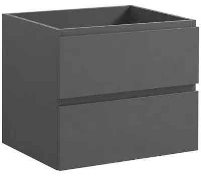 Imagen del producto de Mueble de baño para debajo del lavabo Carole, color antracita, 59x48x45 cm