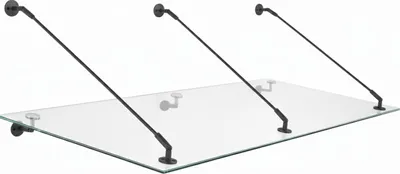 Produktbild von Glaszentrum Hagen 230x90 cm Glasvordach Klar BK-STB