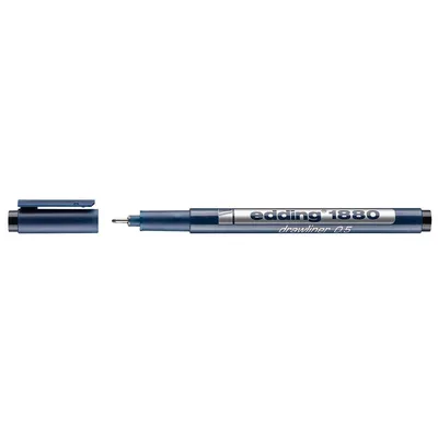 Obrázok produktu pre Edding 1880 | Präzisionsfeinschreiber 0.5mm Schwarz
